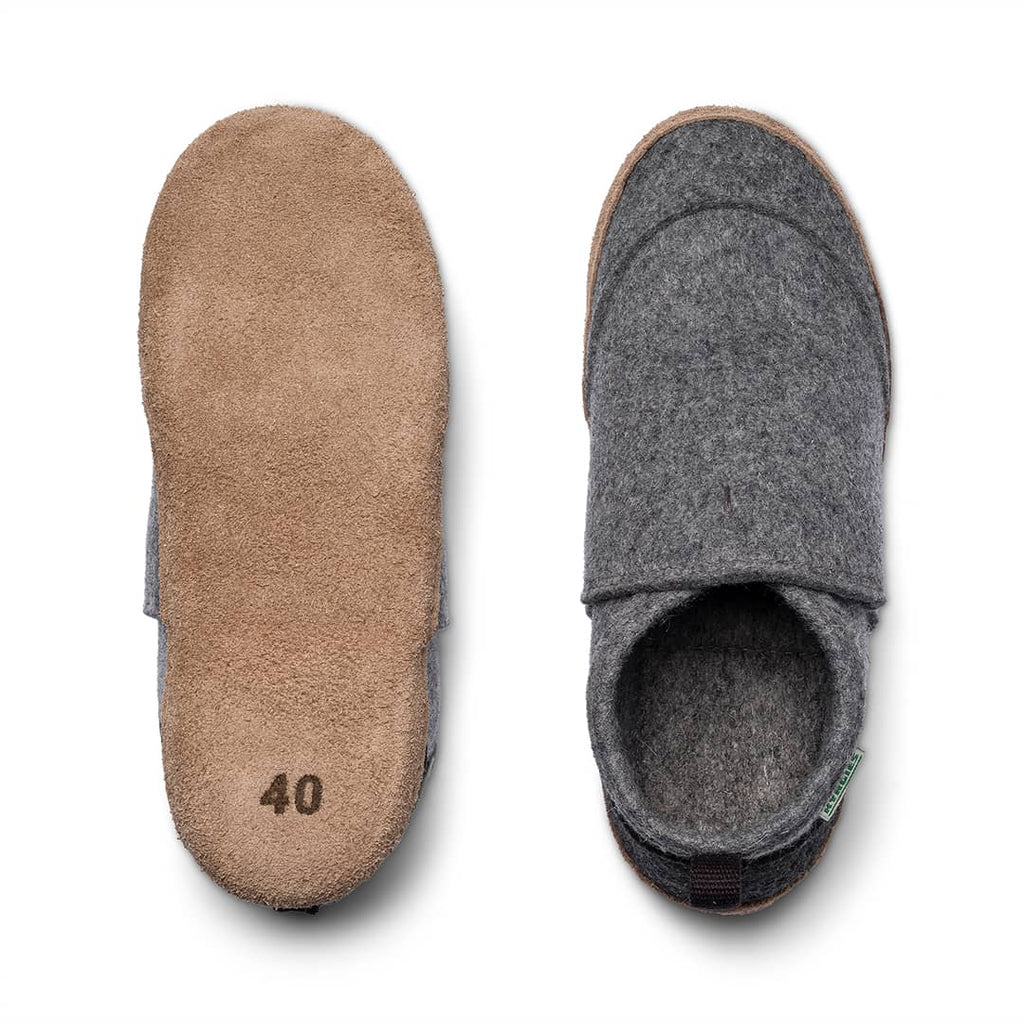 Kyrgies Tengries Handmade Wool Felt Slippers