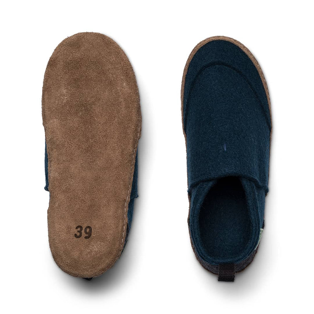 Kyrgies Tengries Handmade Wool Felt Slippers