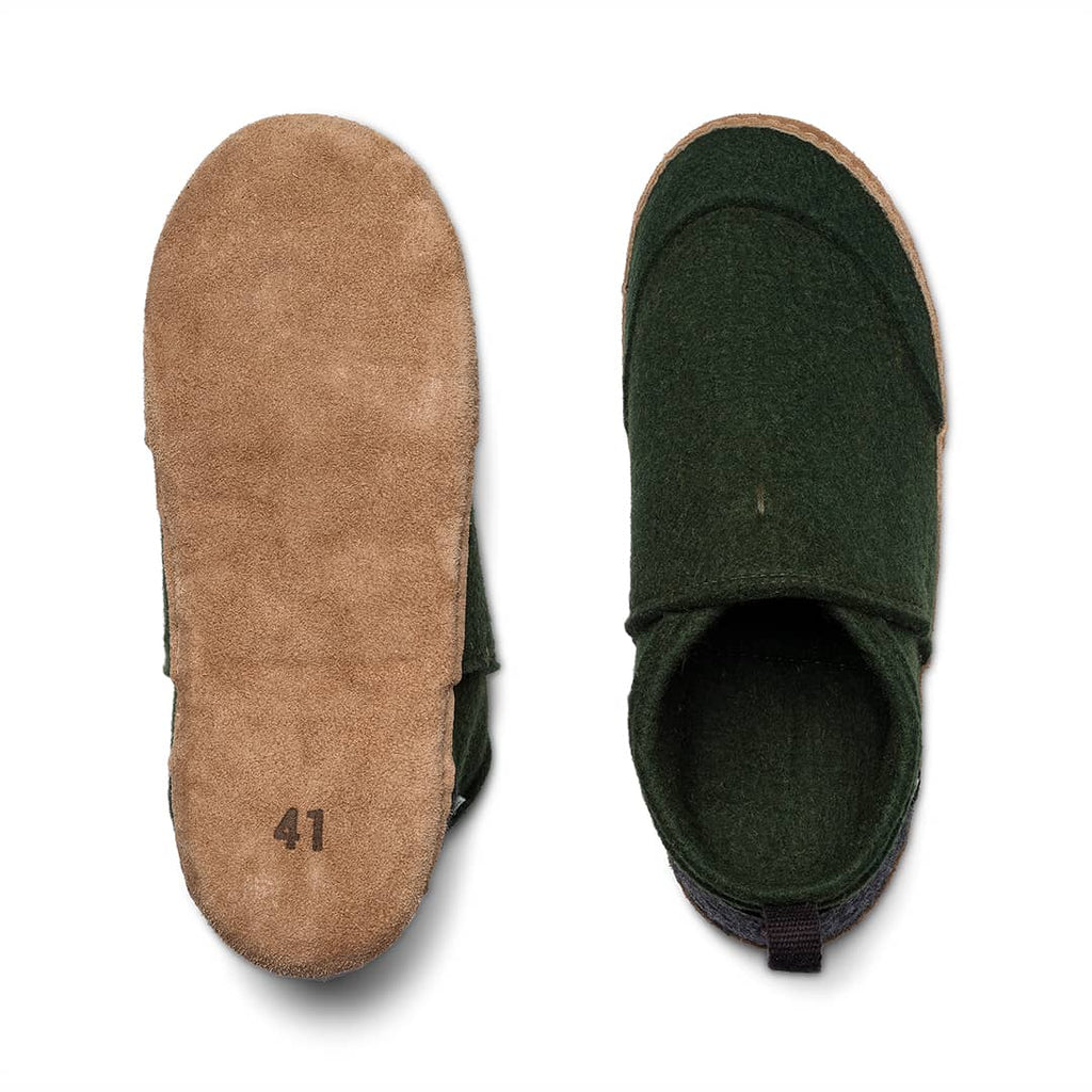 Kyrgies Tengries Handmade Wool Felt Slippers
